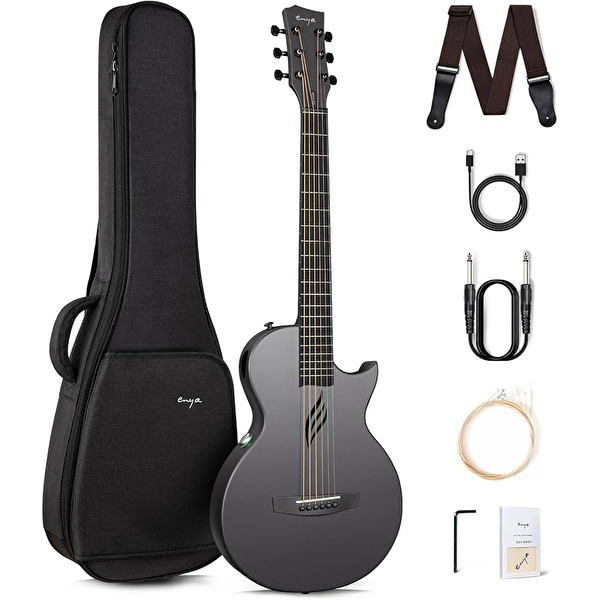 Enya NOVA GO BK Siyah Akustik Gitar